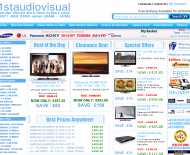 1st Audio Visual website