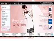 Dorothy Perkins website