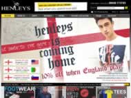 Henleys Clothing website