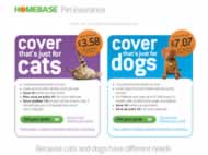 Homebase Pet Insurance website