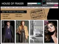 House of Fraser website