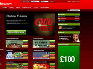 Ladbrokes Casino website