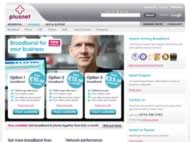 Plus.net Business Broadband website