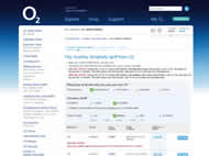 O2 Sim Only website