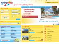 Suncamp Holidays website