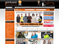 Workwear Express website